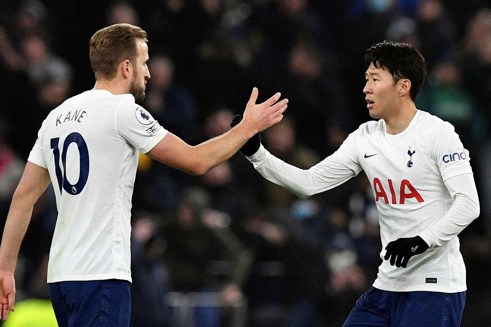 Harry Kane og Son Heung-Min eru úr leik í Sambandsdeildinni.