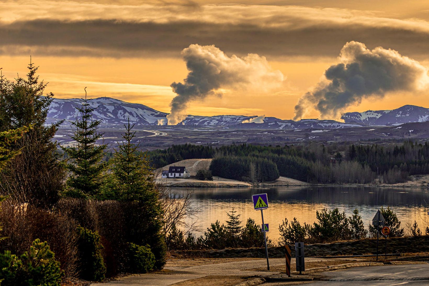 Víðast hvar verður fallegt veður í dag.