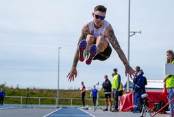 Daníel Ingi Egilsson Íslandsmethafi í langstökki er meðal þeirra fyrstu sem keppa í Maribor í …