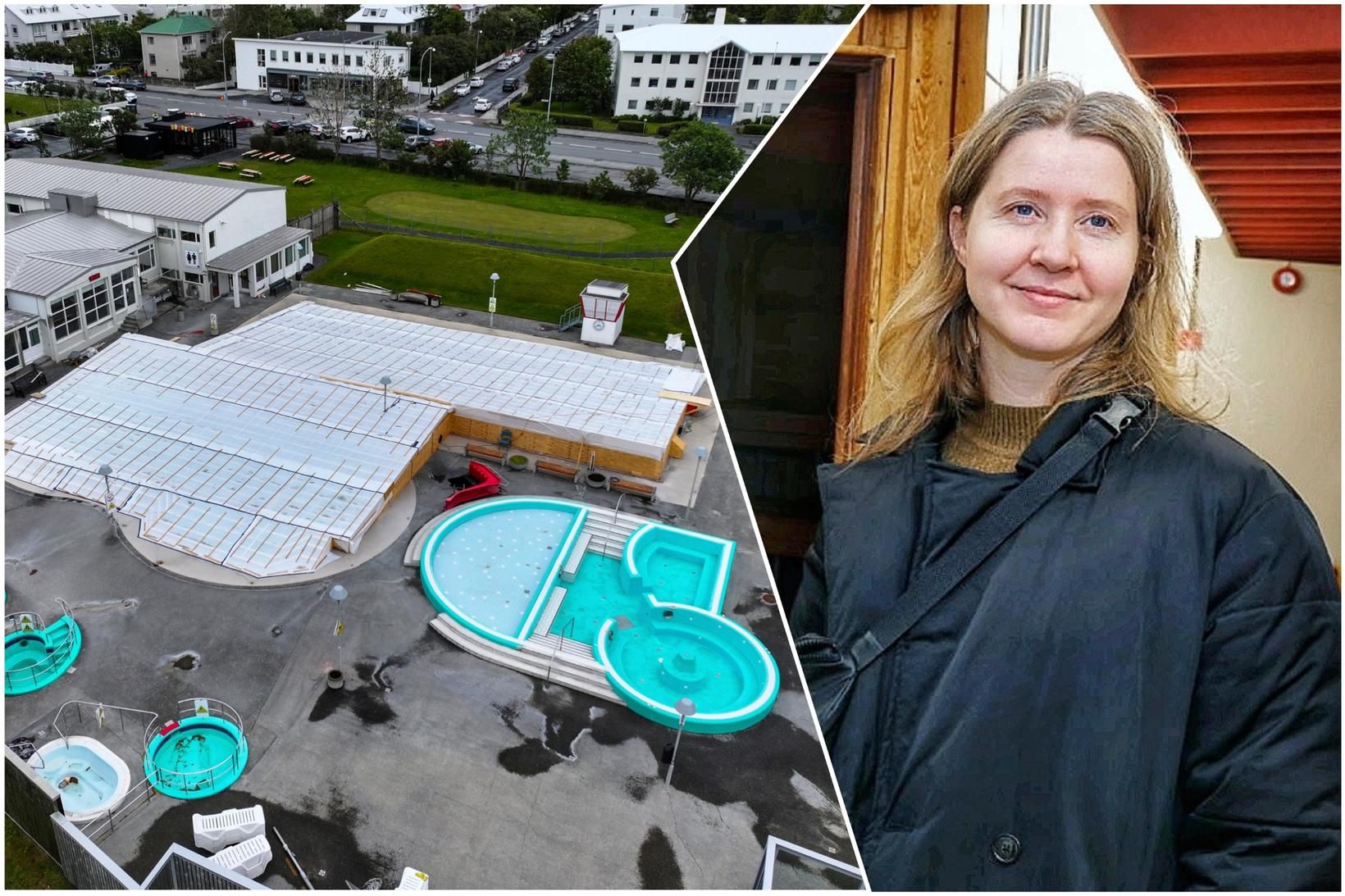 Anna Kristín Sigurðardóttir, forstöðumaður Vesturbæjarlaugar, segir gesti geta átt von …