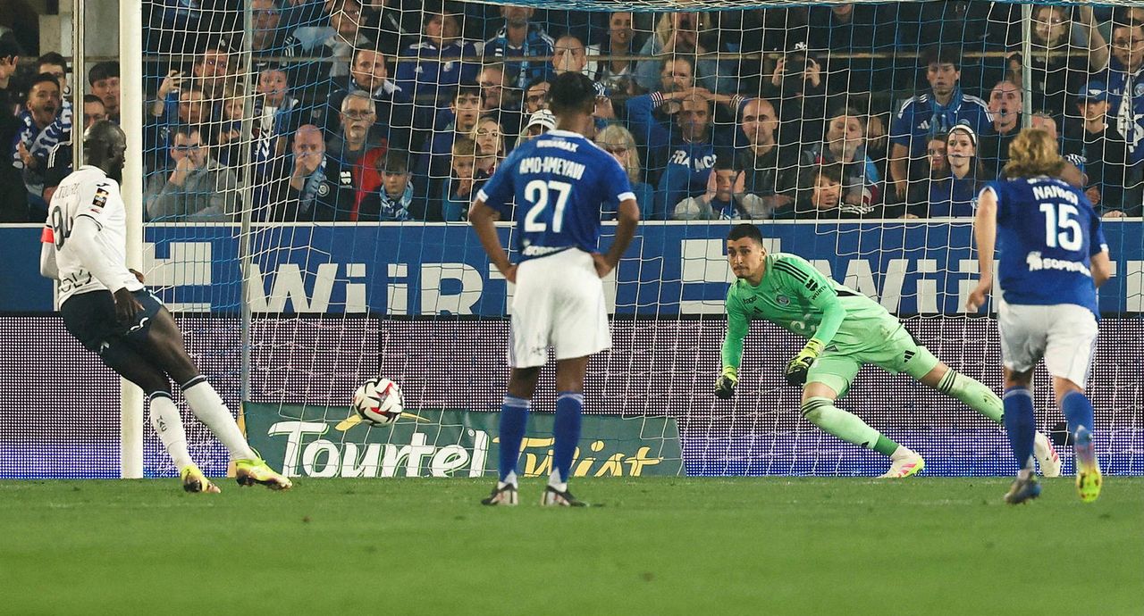 Djordje Petrovic í leik með Strasbourg á síðustu leiktíð.