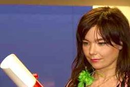Björk Guðmundsdóttir hlaut gullpálmann í Cannes fyrir bestan leik kvenna árið 2000.