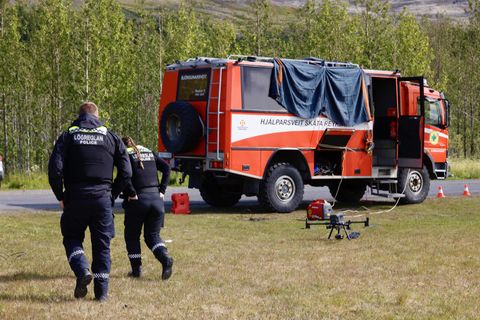 The man was found around 5 p.m. today.