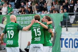 Blikar fagna í kvöld.