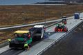Malbikunarvinna Svo vel hefur gengið að malbika framan af sumri að framkvæmdir við tvöföldun Reykjanesbrautar eru vel á undan áætlunum.