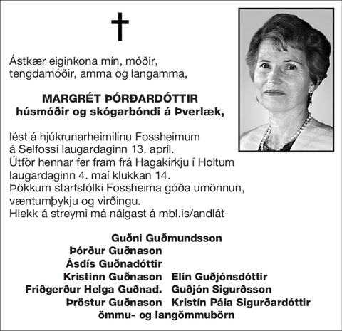 Margrét Þórðardóttir