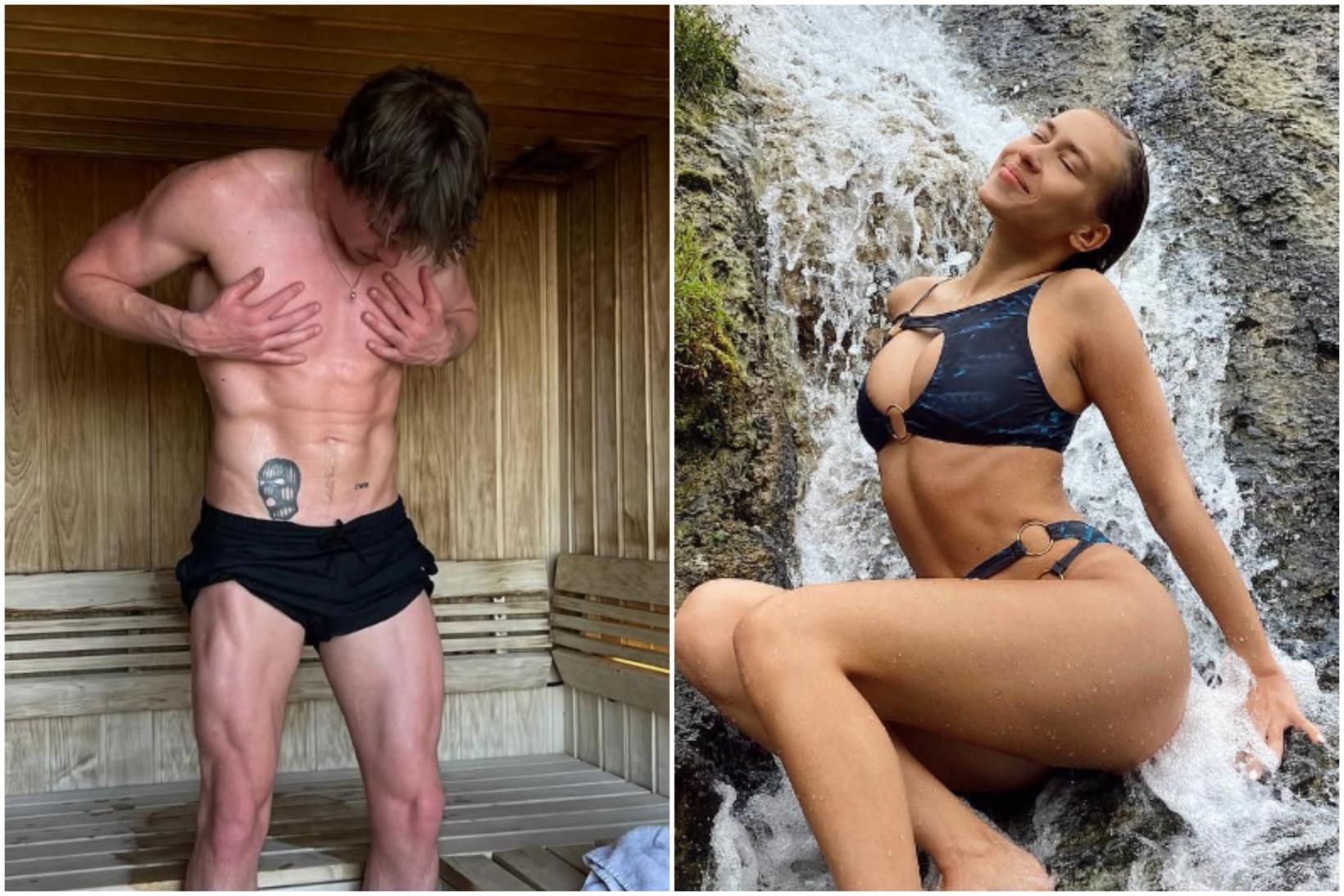 Magnús Andri Ólafsson og Marta Buchanevic eru nýtt par.