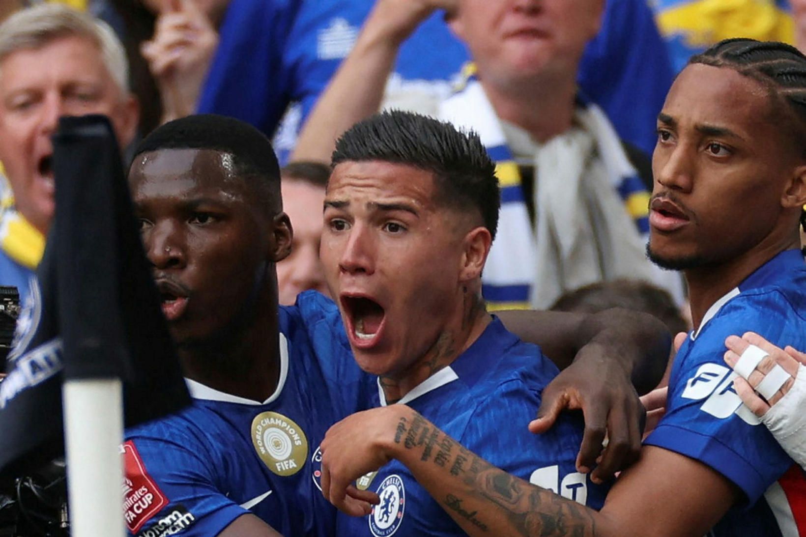 Eitt mark dugði Chelsea inn í úrslitaleikinn