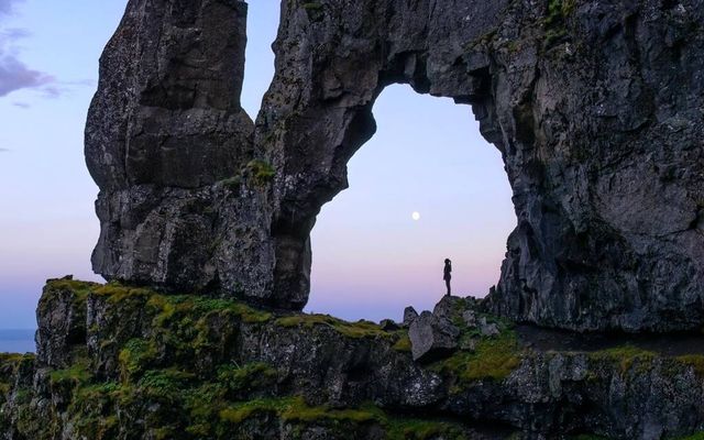 Valdís er mikið náttúrubarn og kann best við sig innan um stórbrotna náttúru Íslands.