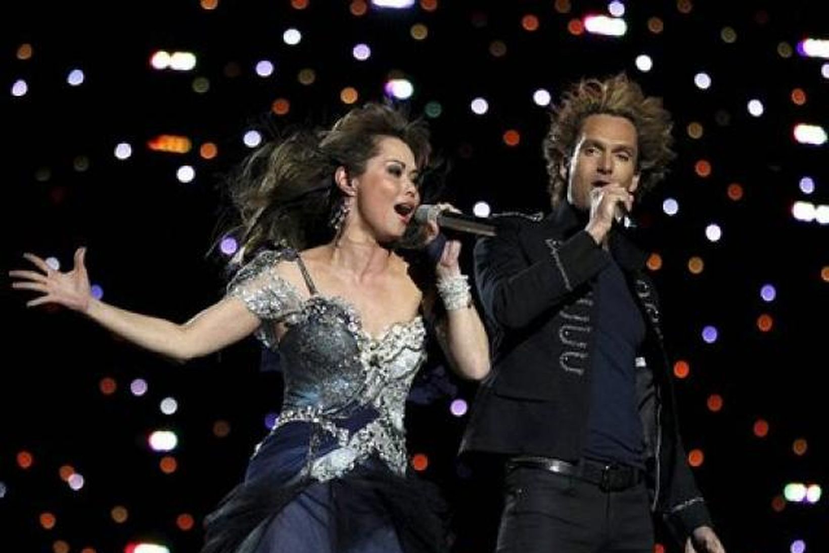 Chanée and N'evergreen, fulltrúar Dana í Eurovision söngvakeppninni í Ósló.