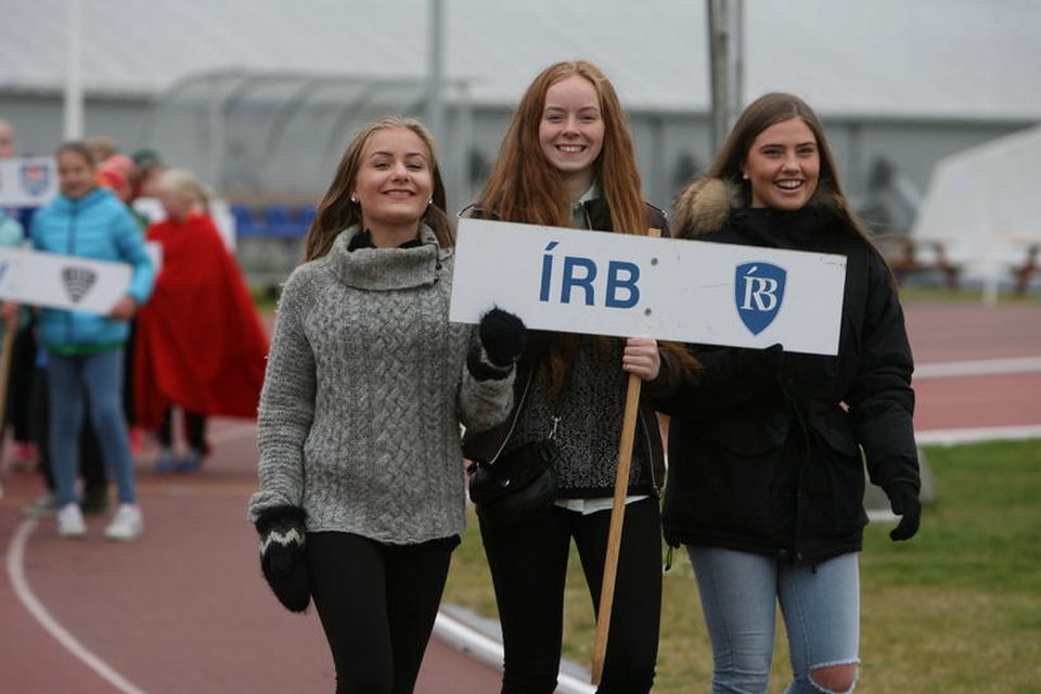 Fulltrúar ÍRB, Íþróttabandalags Reykjanesbæjar.