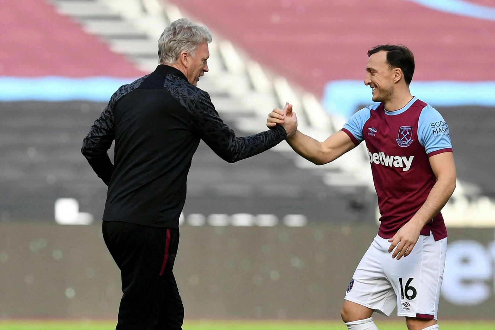 David Moyes og Mark Noble munu starfa náið saman.