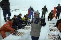 Kasparov á Langjökli