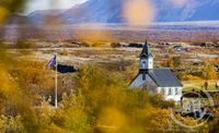 Haustlitið á Þingvöllum