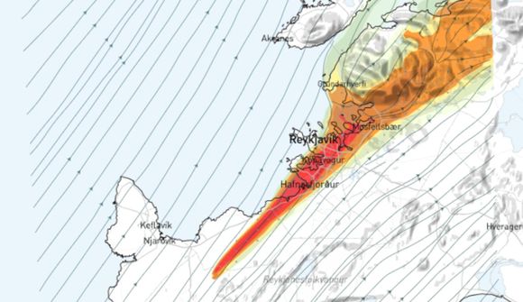 Gosefni blása yfir höfuðborgina