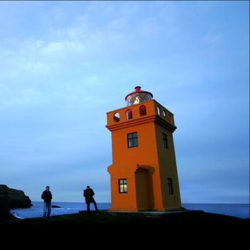 The lighthouse in Grímsey.