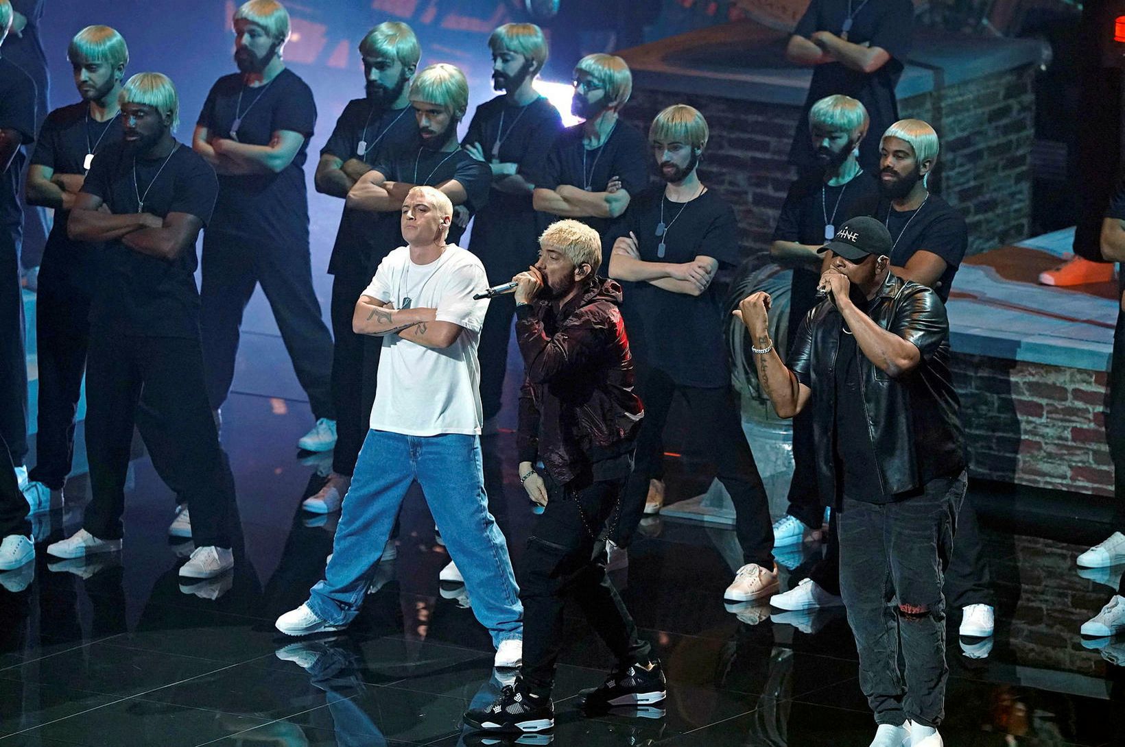 Eminem gerði allt vitlaust 