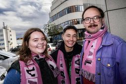 Agnes, Jo og Pétur standa að listahátíðinni en þema hennar í ár er gróska og …
