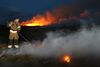 Wildfire in West Iceland Overnight