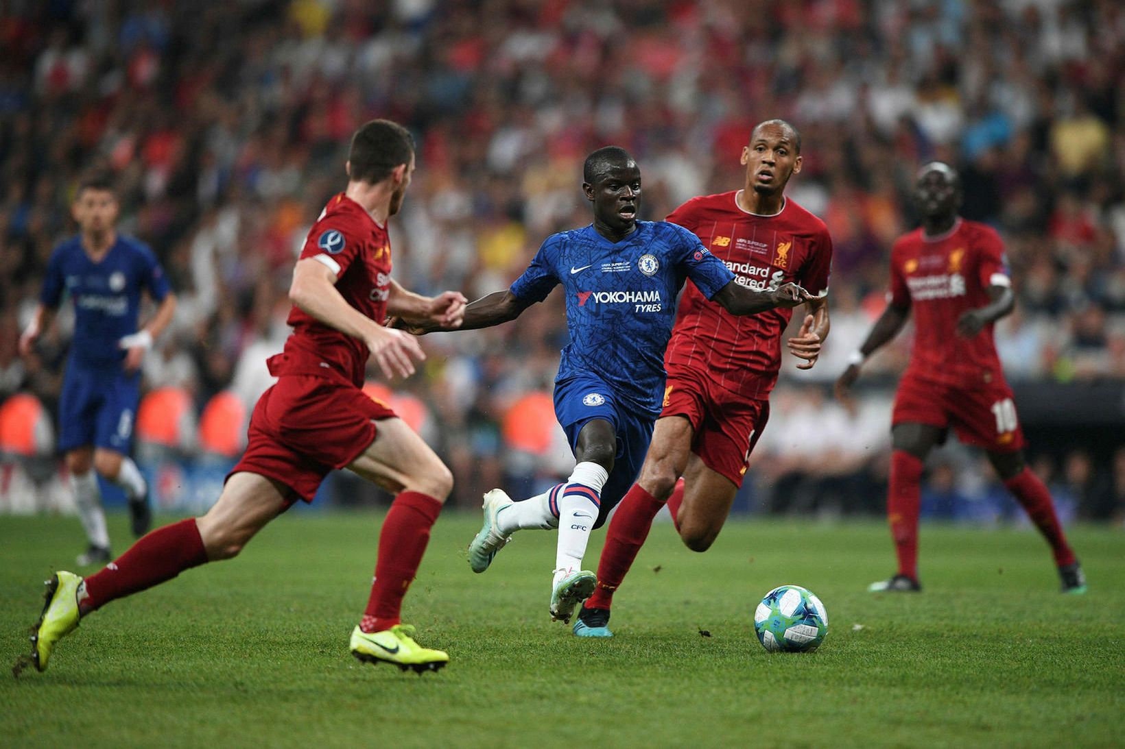 N'Golo Kanté í leik á móti Chelsea.
