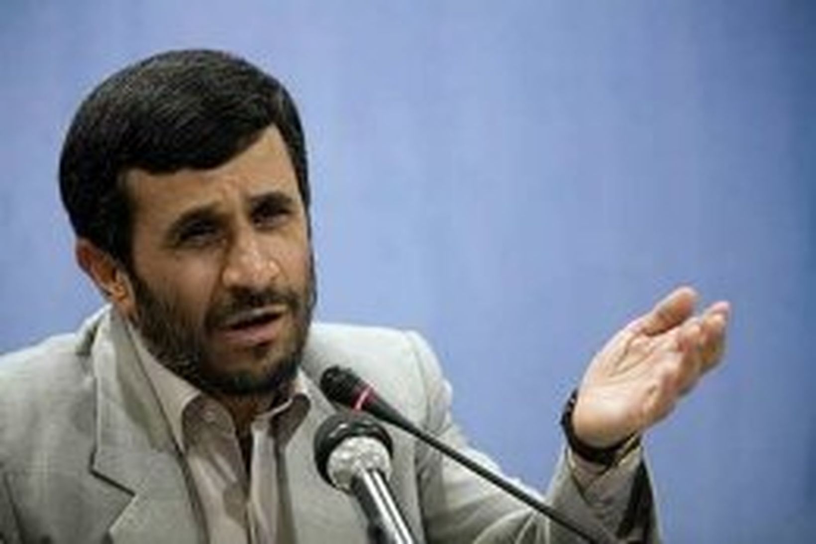 Mahmoud Ahmadinejad Íransforseti.