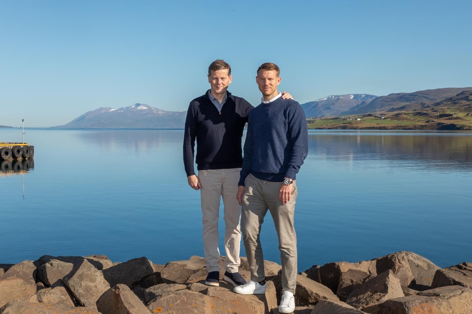 Þorsteinn Már Baldvinsson og Baldvin Þorsteinsson.