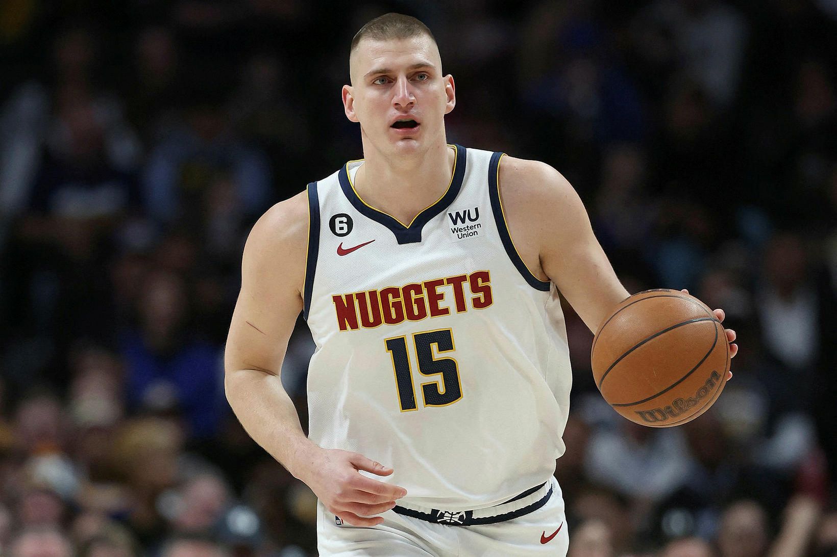 Nikola Jokic náði þrefaldri tvennu í 22. sinn á tímabilinu …