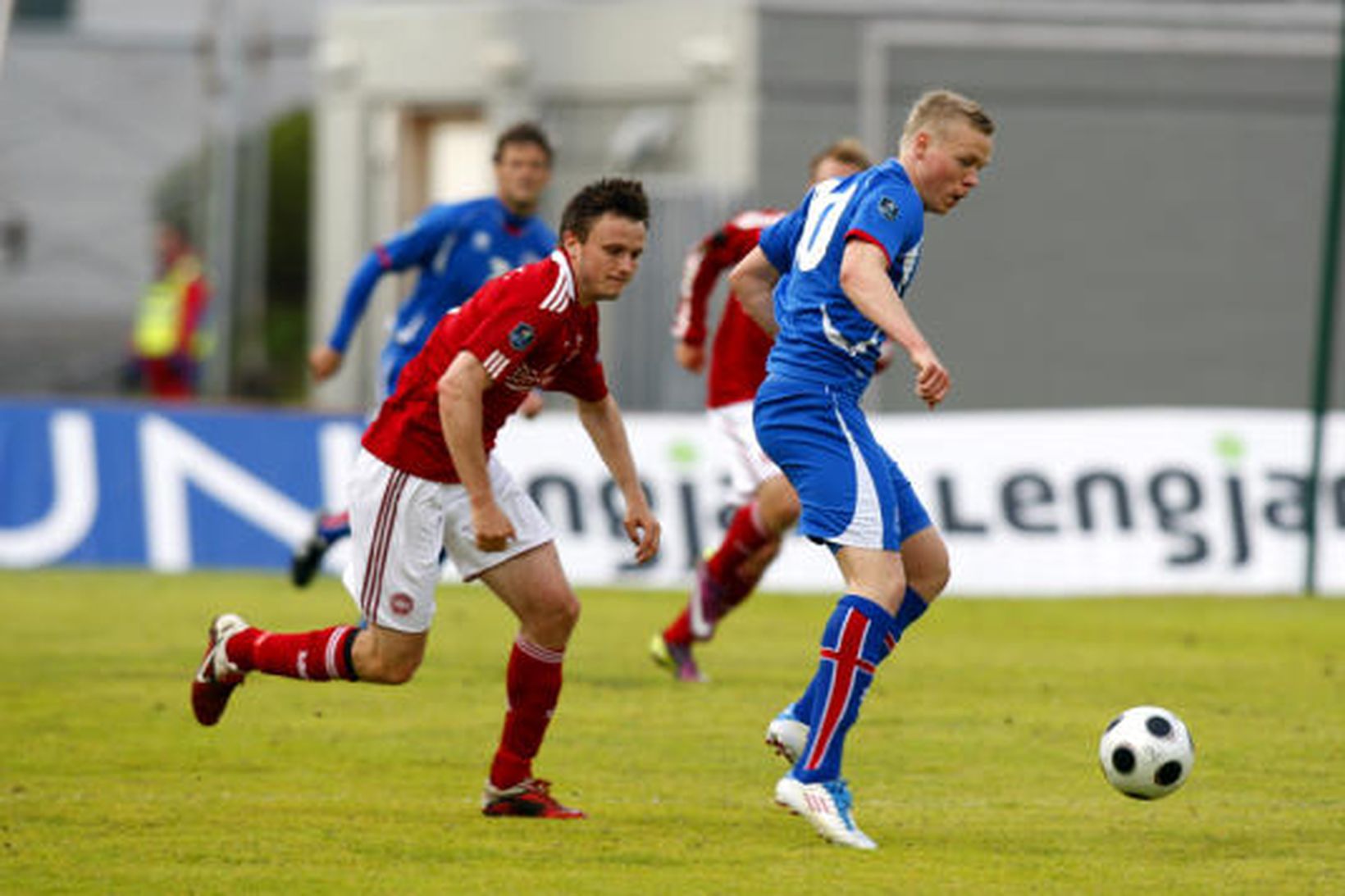 Kolbeinn Sigþórsson í leiknum í kvöld.