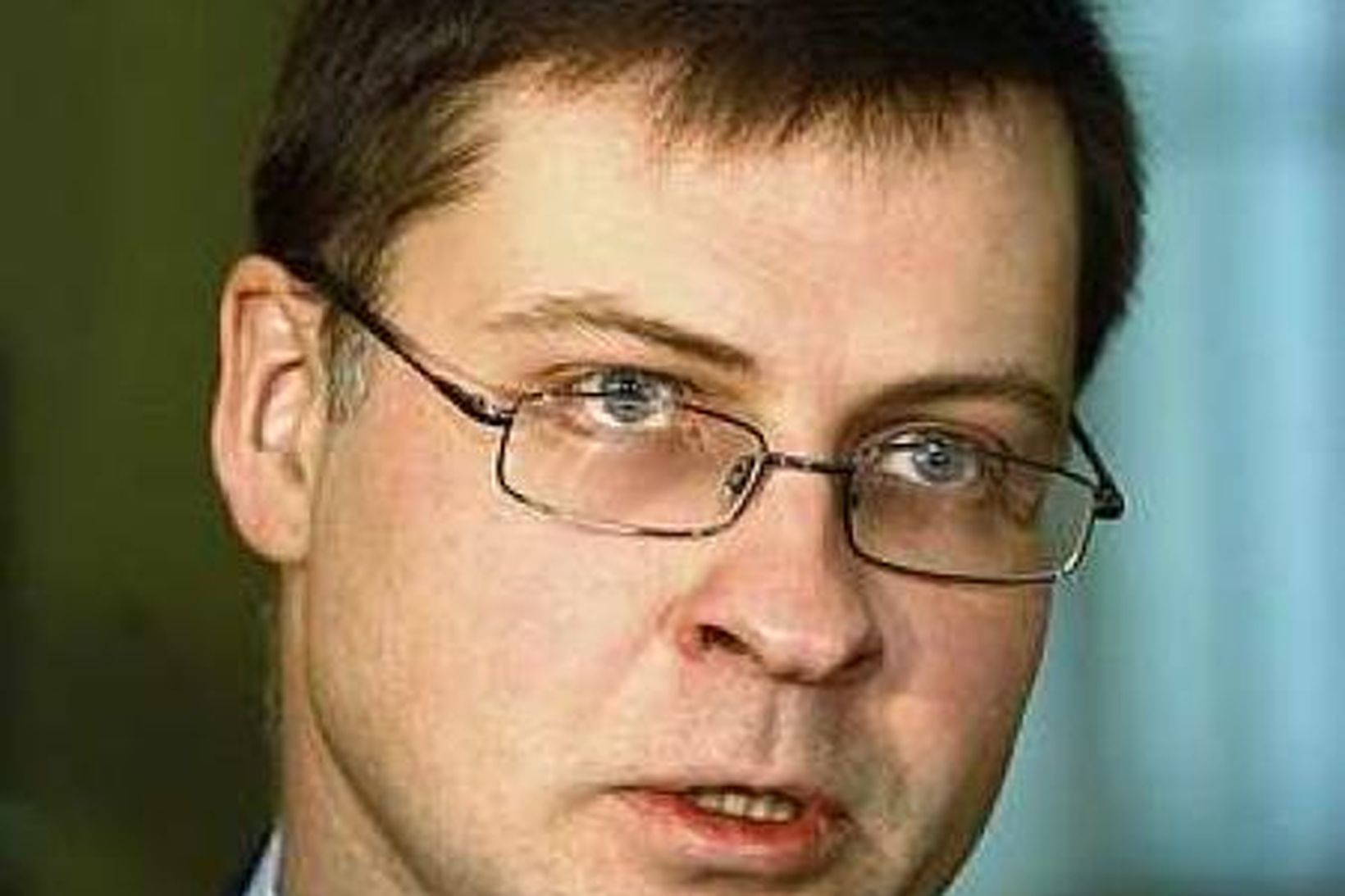 Valdis Dombrovskis er forsætisráðherra Lettlands.