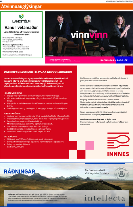 Atvinnublað Morgunblaðsins