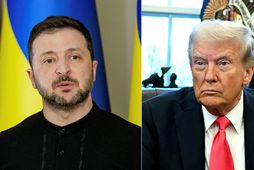 Volodimír Selenskí og Donald Trump ræðast nú við í síma um símtal Trumps við Pútín.