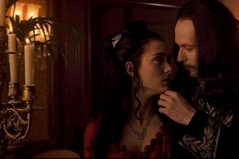 Winona Ryder as Mina and Gary Oldman as Count Dracula in Coppola's film adaptation of Bram Stoker's Dracula.