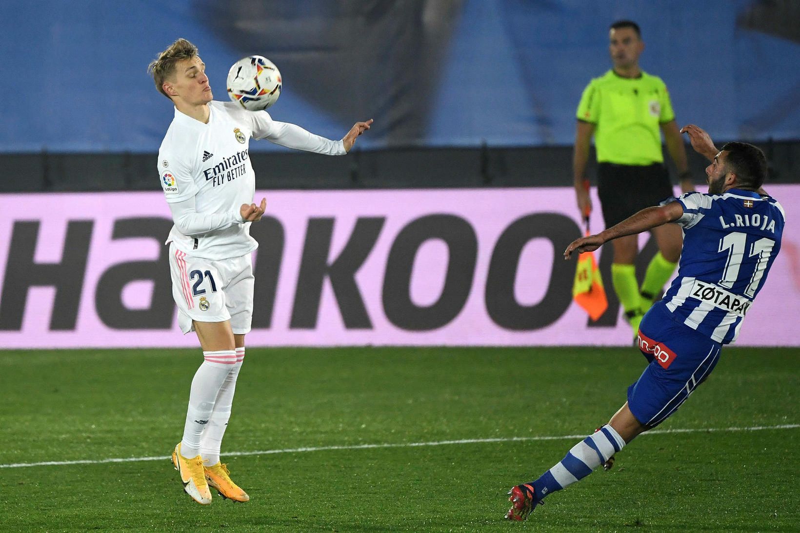 Martin Ødegaard í leik með Real Madrid.