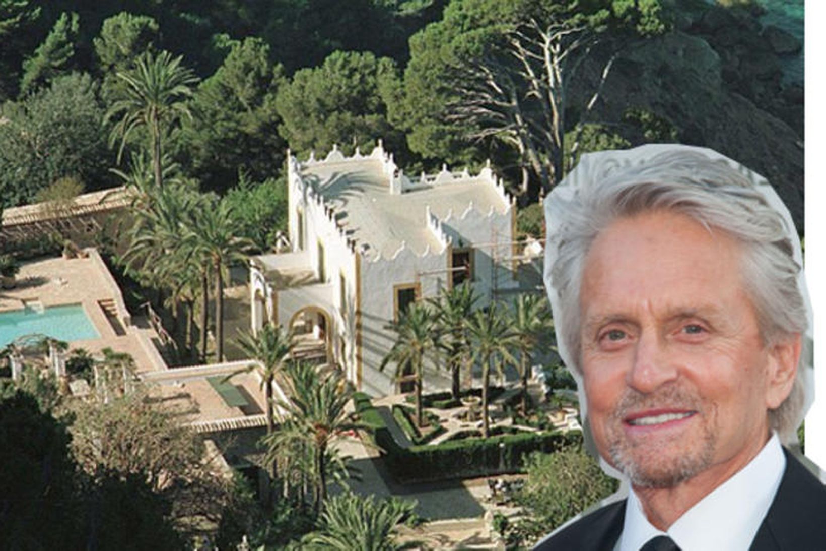 Michael Douglas og fyrrverandi eiginkona hans eru að selja sumarhúsið …