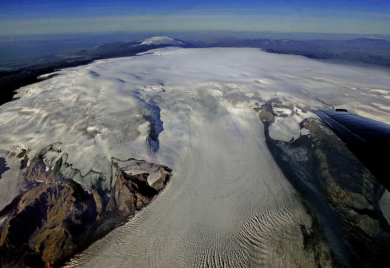 Floods like this are known to occur in various rivers around Mýrdalsjökull.