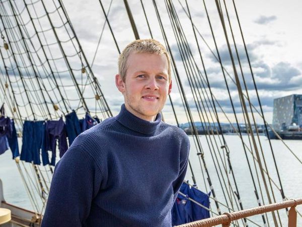 Icelandic sailor Viktor Örn Ingvarsson says the voyage aboard the schooner Danmark has been exceptionally educational.