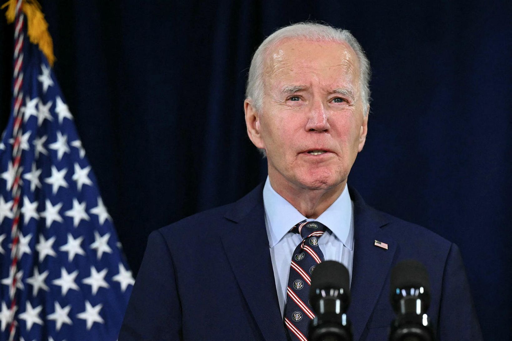 Joe Biden, forseti Bandaríkjanna, sendir 2,5 milljarða dala hernaðaraðstoðarpakka fyrir …