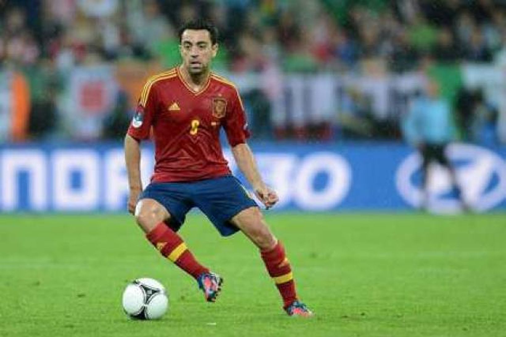 Xavi og félagar verða með pennann á lofti í kvöld …