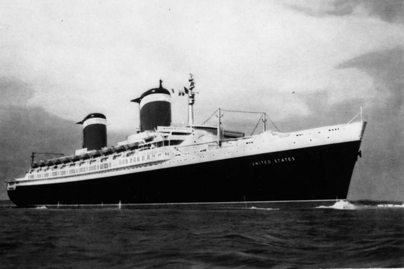 SS United States á sjötta áratug síðustu aldar.