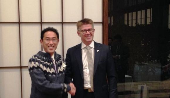 Kallaði eftir fríverslun við Japan