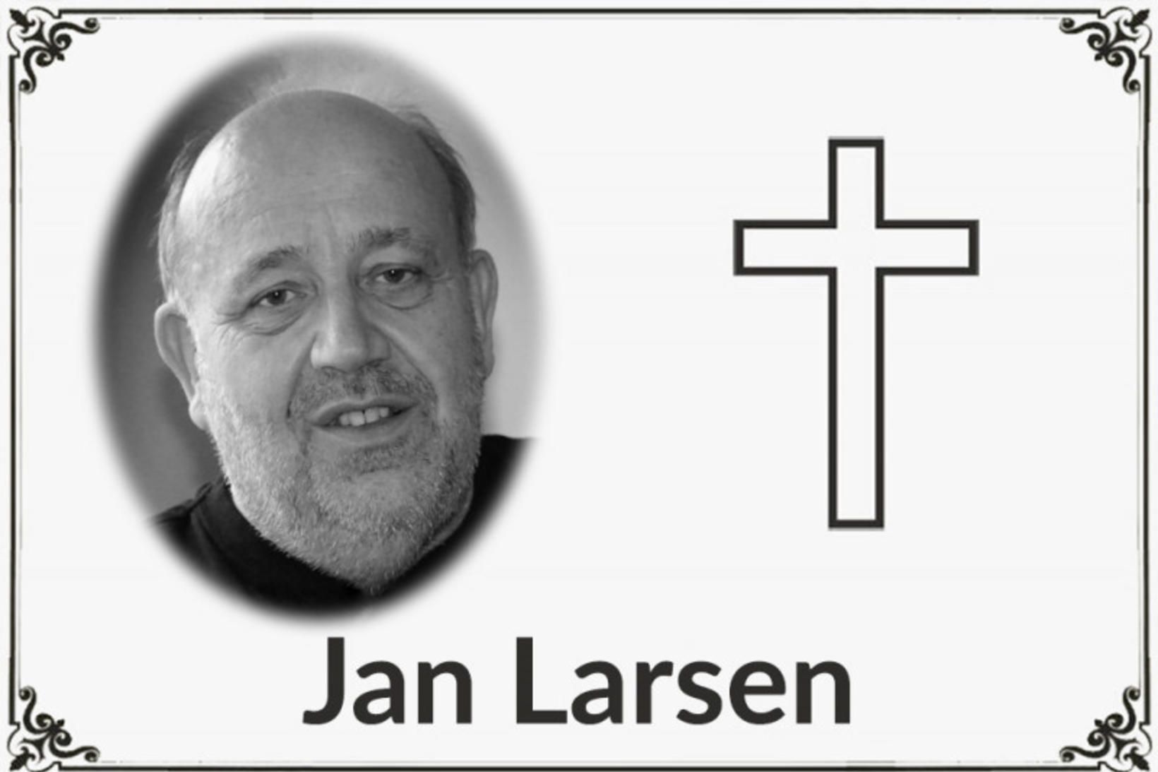 Jan Larsen lést í gærmorgun.