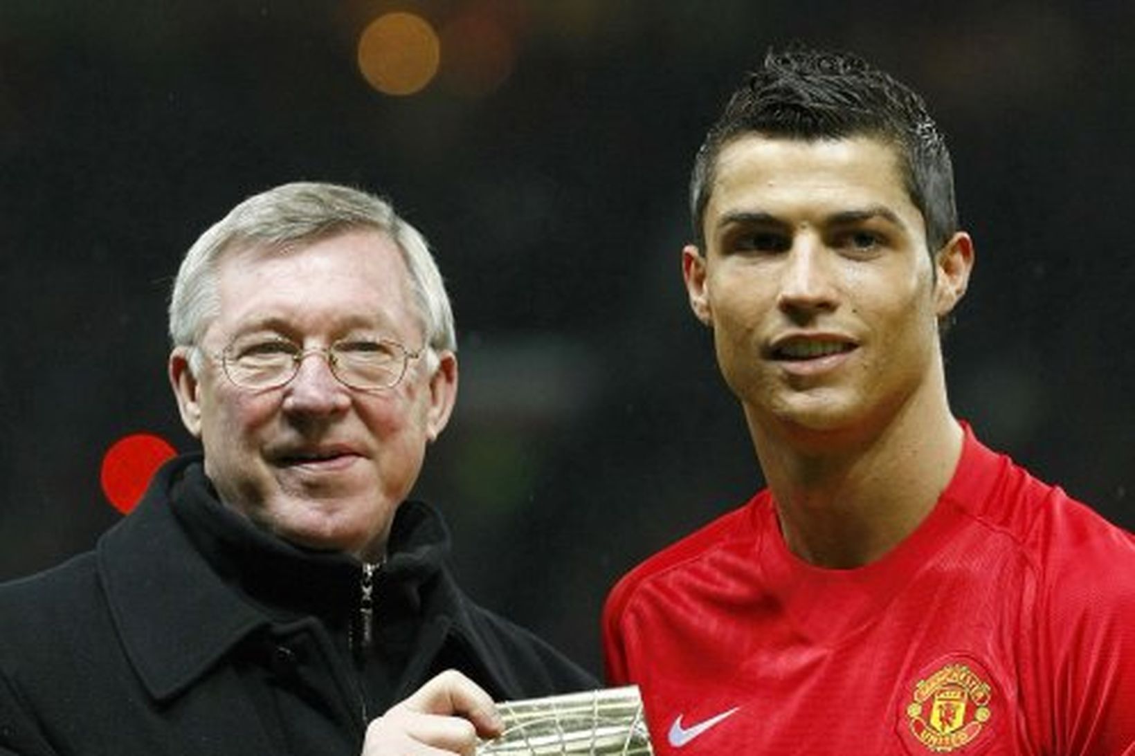 Alex Ferguson og Cristiano Ronaldo.