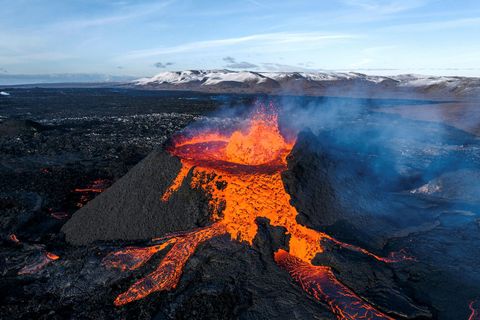 “If the power increases in the eruption, it can lead to the current eruption openings growing or lengthening up,&#8221; Þórðarson says.