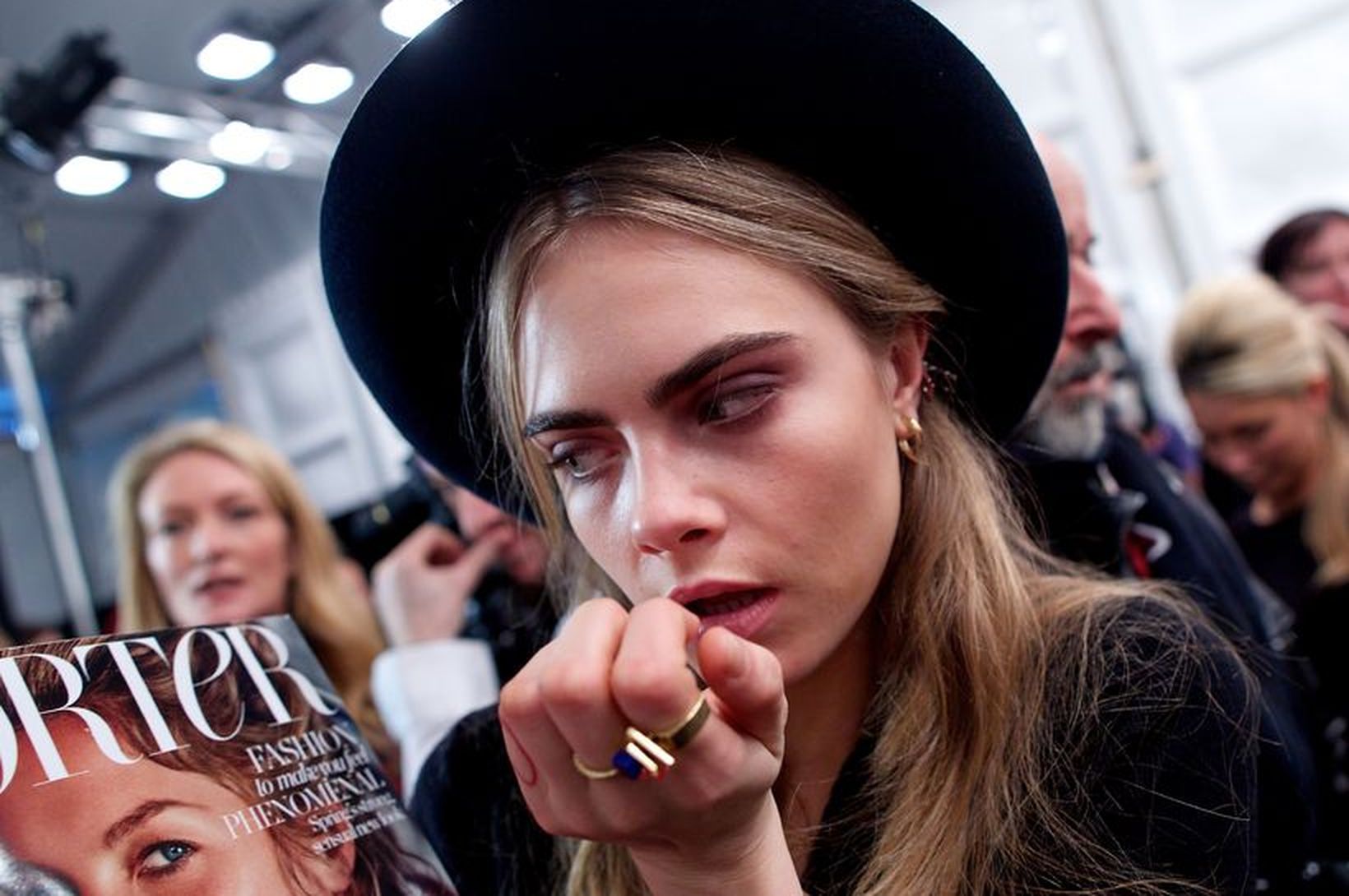 Cara Delevingne átti sviðið