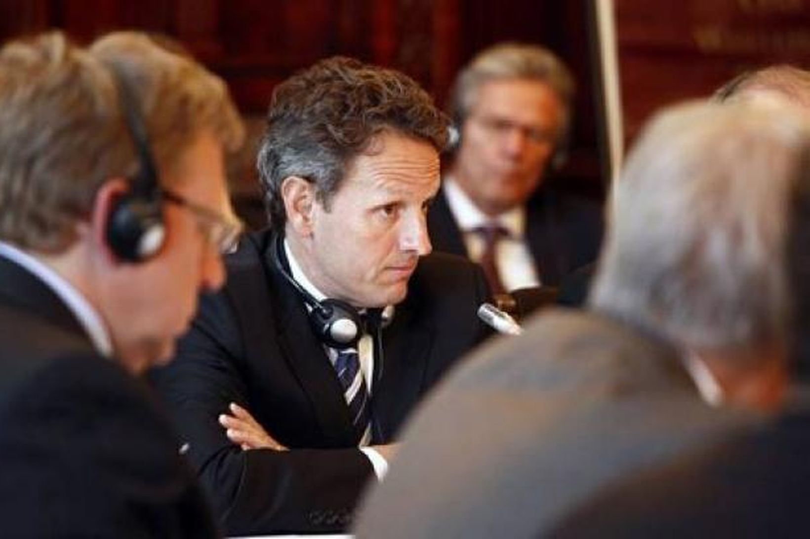 Timothy Geithner, fjármálaráðherra Bandaríkjanna, á G20 fundinum.