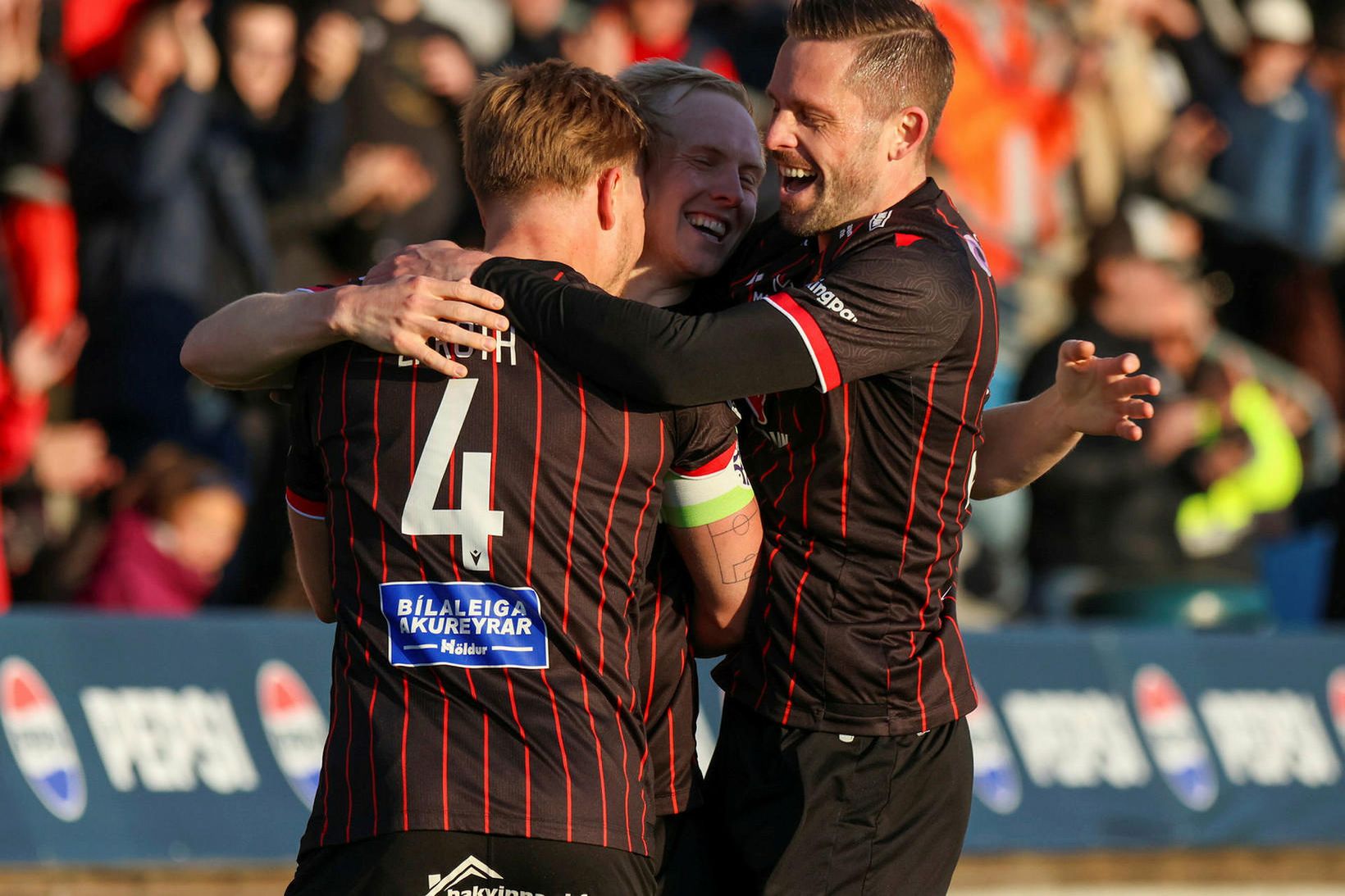 Oliver Ekroth, Daníel Hafsteinsson og Gylfi Þór Sigurðsson.
