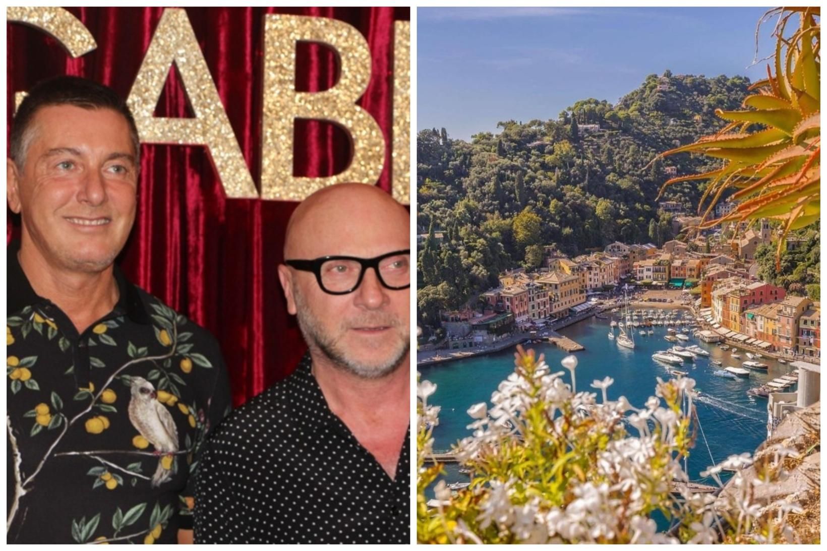 Domenico Gabbana og Stefano Dolce eiga fallegt hús í Portofino.