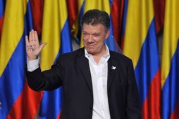 Juan Manuel Santos er forseti Kólumbíu.