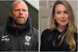 Eiður Smári Guðjohnsen og Halla Vilhjálmsdóttir Koppel.