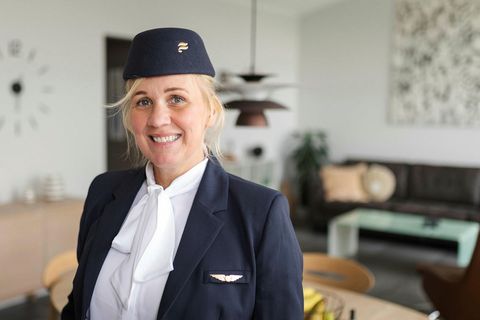 Hin 52 ára Guðrún Fjóla Guðnadóttir hóf störf hjá Icelandair í apríl og segir hér …